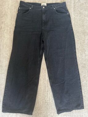 BDG Urban Outfitters Black Wide-Leg High-Rise Jeans